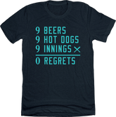 9-9-9 Challenge - Seattle Baseball Tee